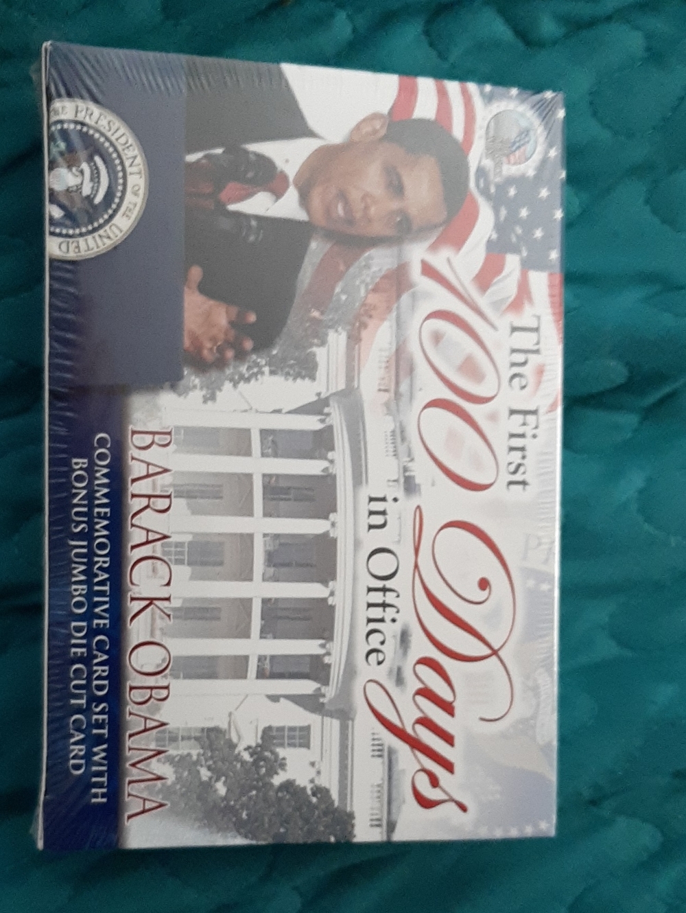Commemorative 100 Days in Office Card Set - Blue